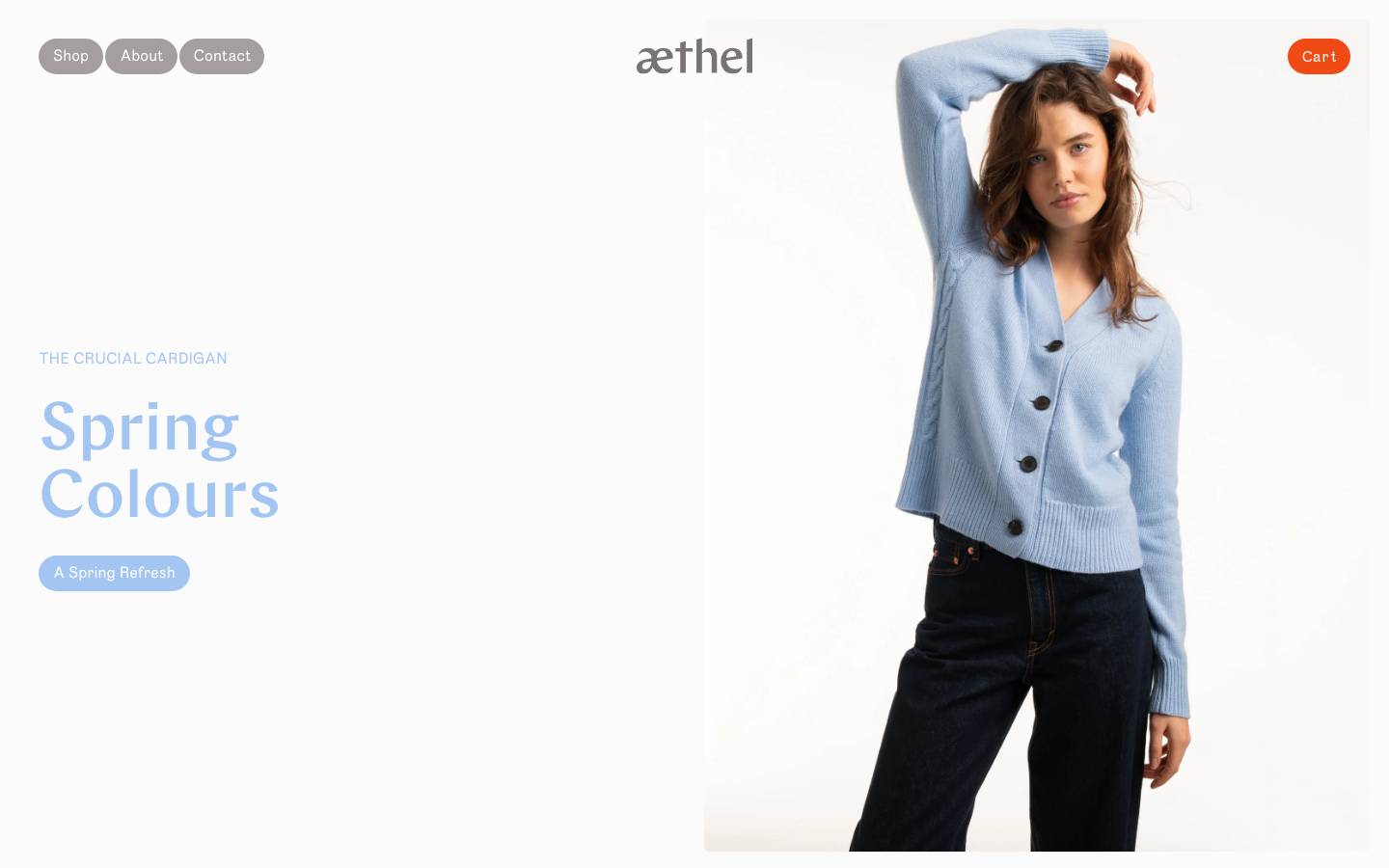 aethel.com homepage screenshot
