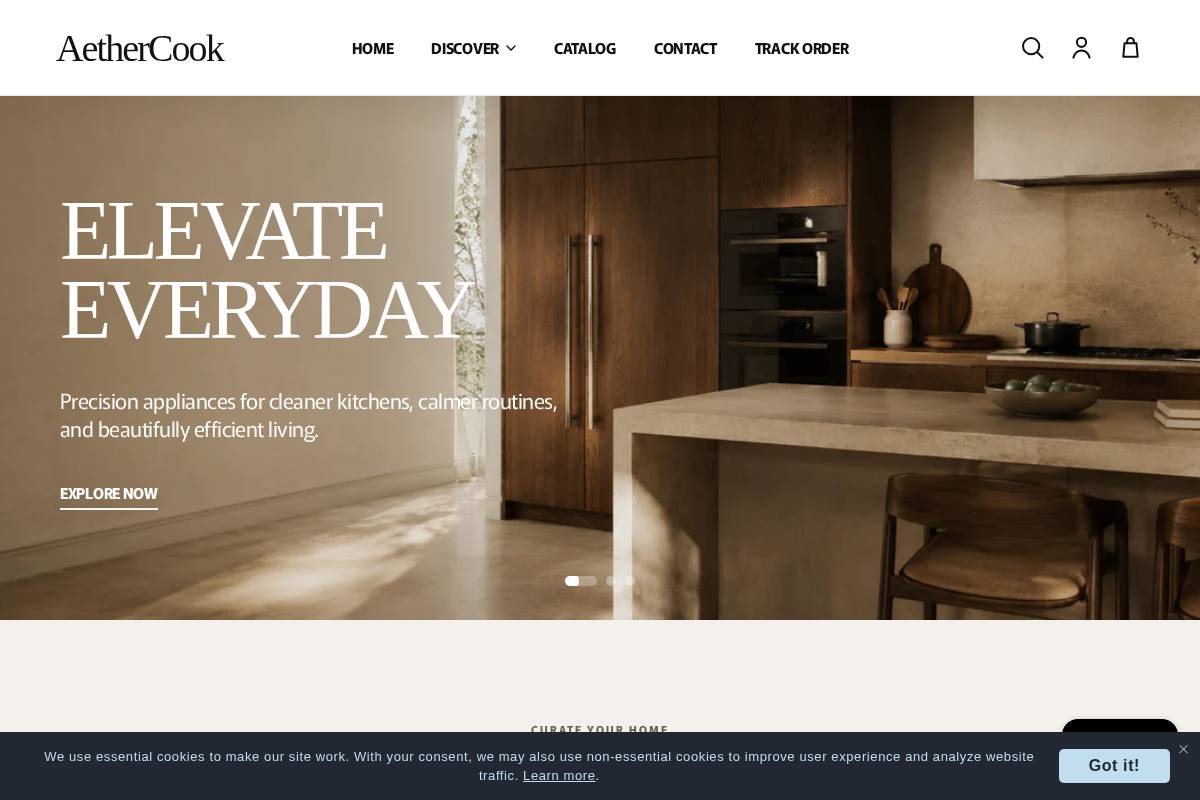 aethercook.mom homepage screenshot