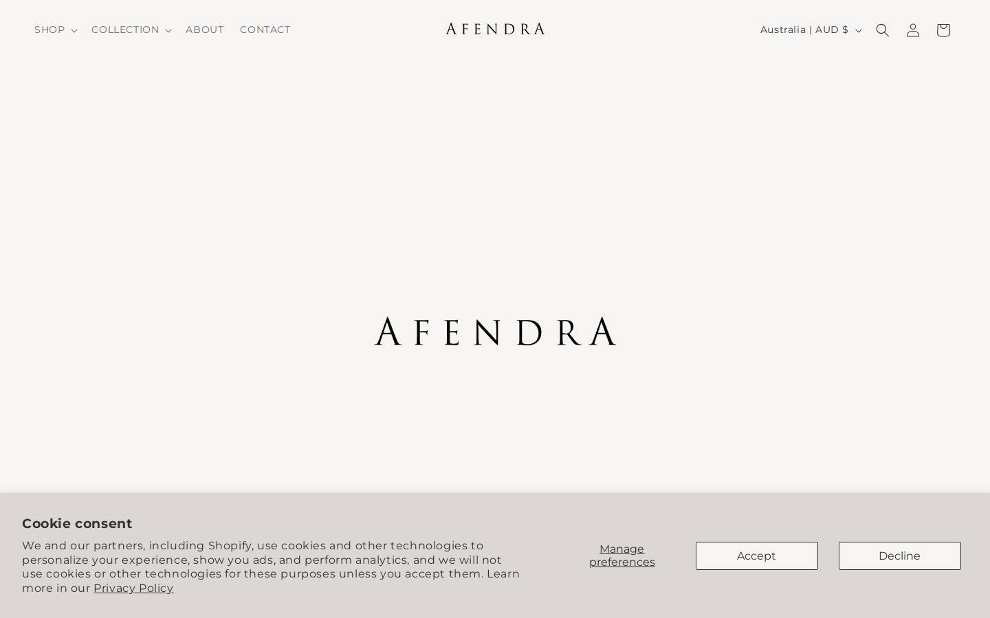 afendra.com.au homepage screenshot