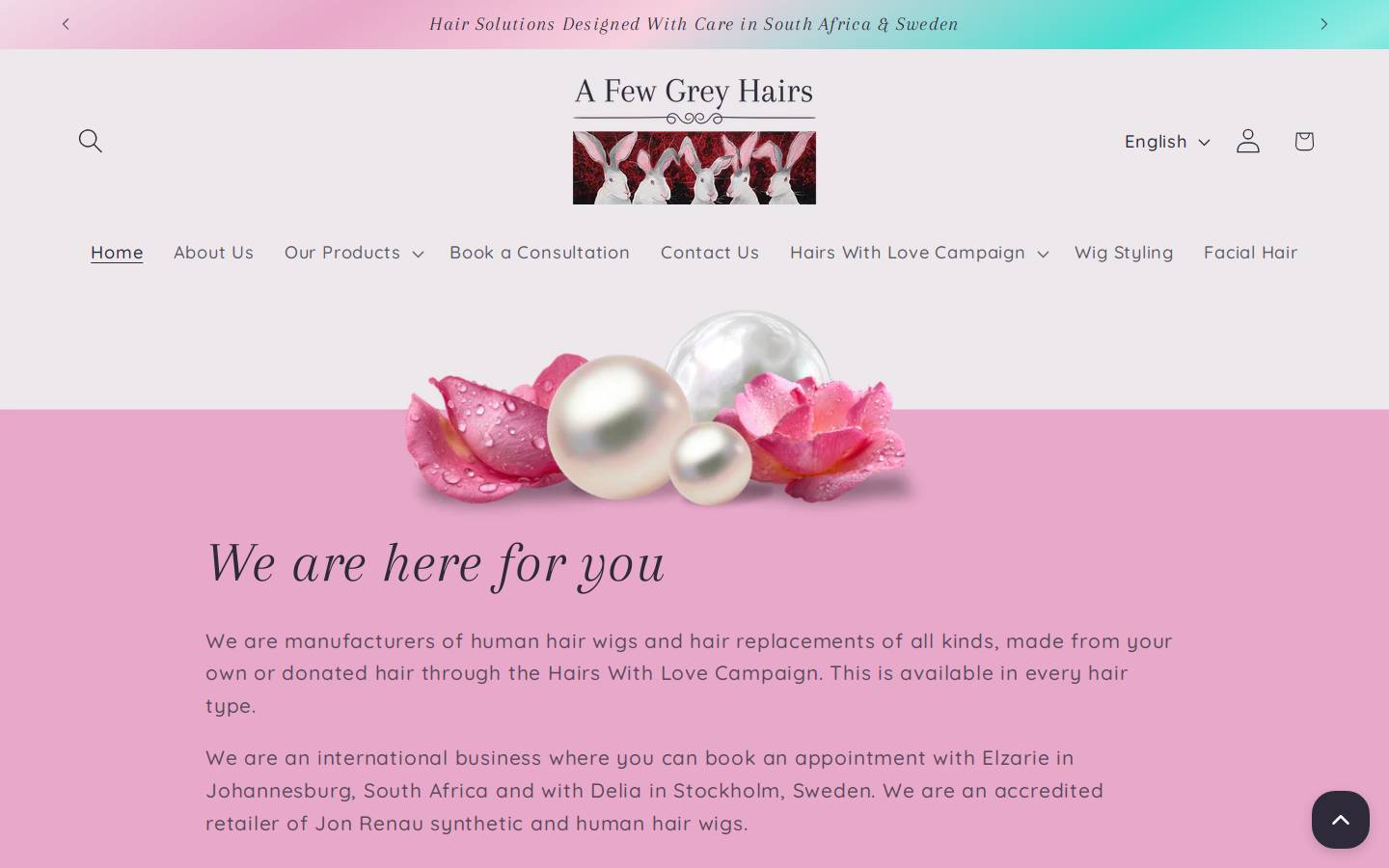 afewgreyhairs.com homepage screenshot