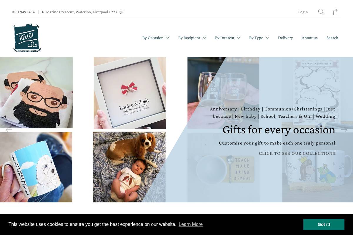 afewhometruths.co.uk homepage screenshot