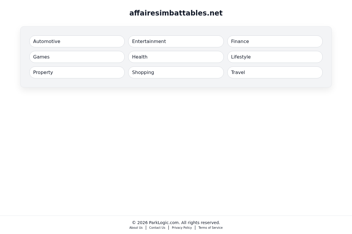 Affairesimbattables homepage screenshot
