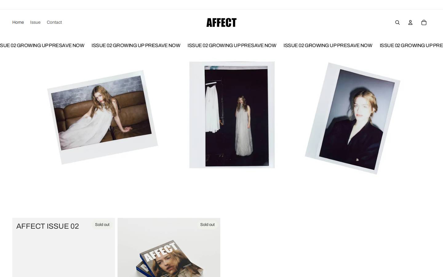 affectmag.shop homepage screenshot