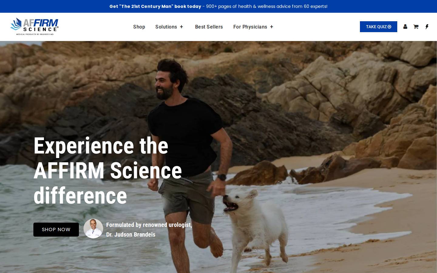 affirmscience.com homepage screenshot