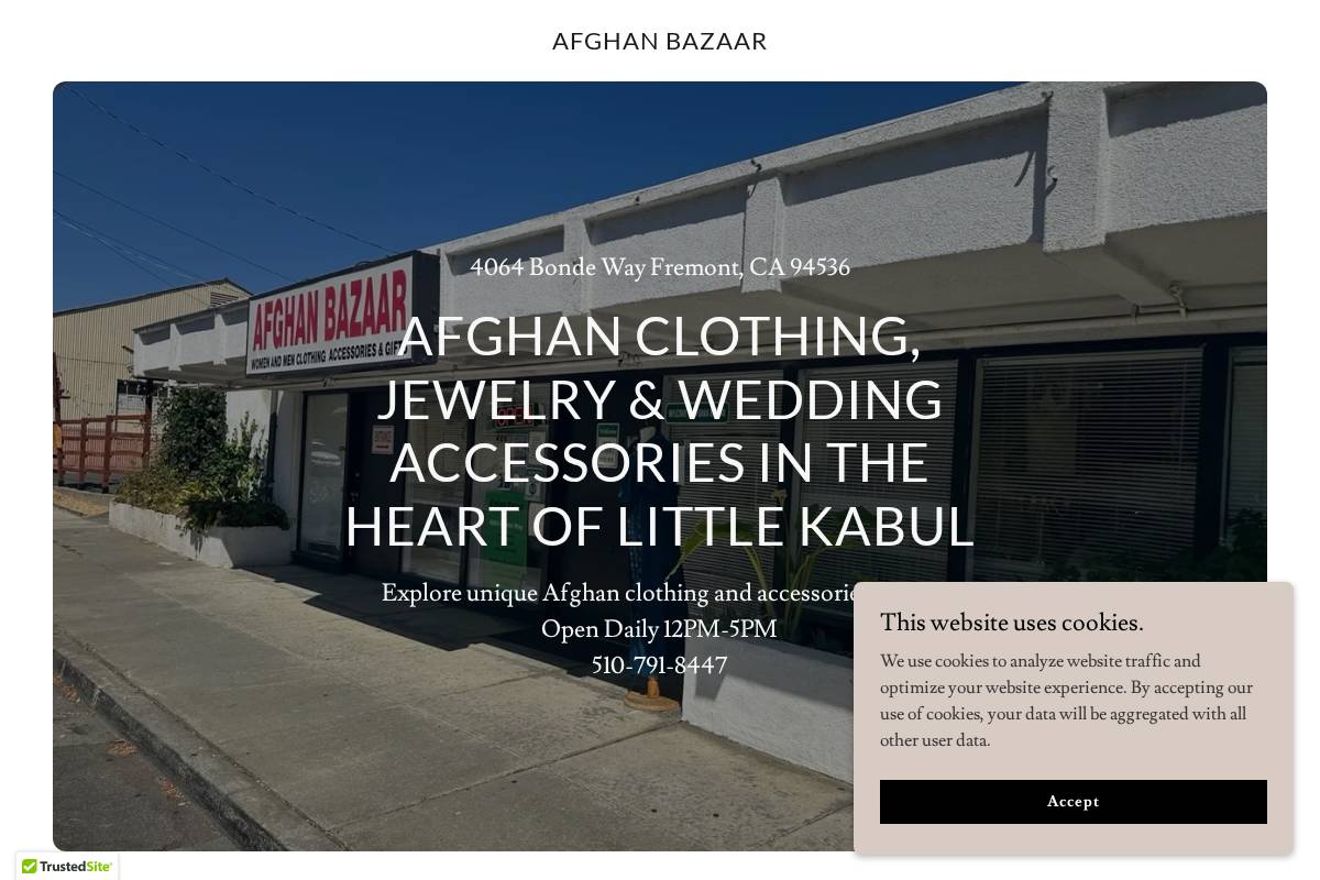 afgbazaar.com homepage screenshot