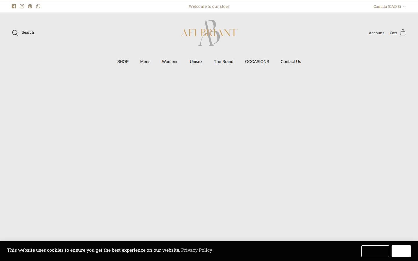 afibriant.com homepage screenshot