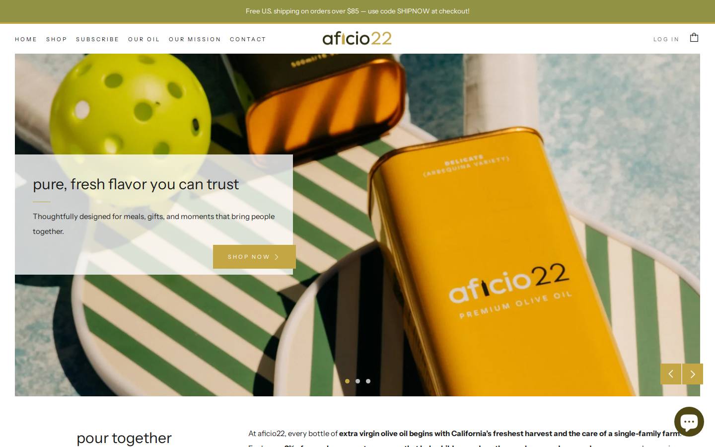 aficio22.com homepage screenshot