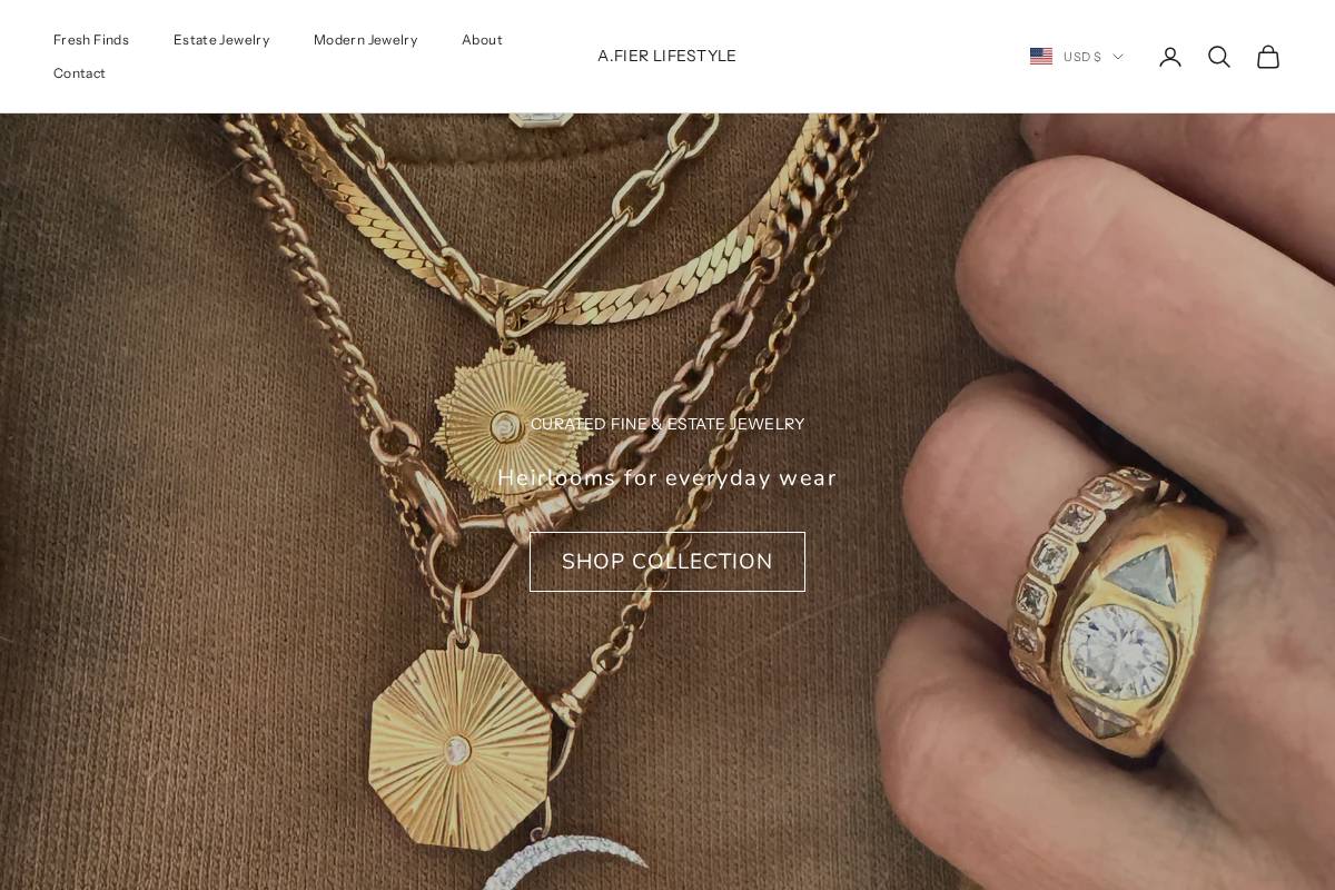 afierlifestyle.com homepage screenshot