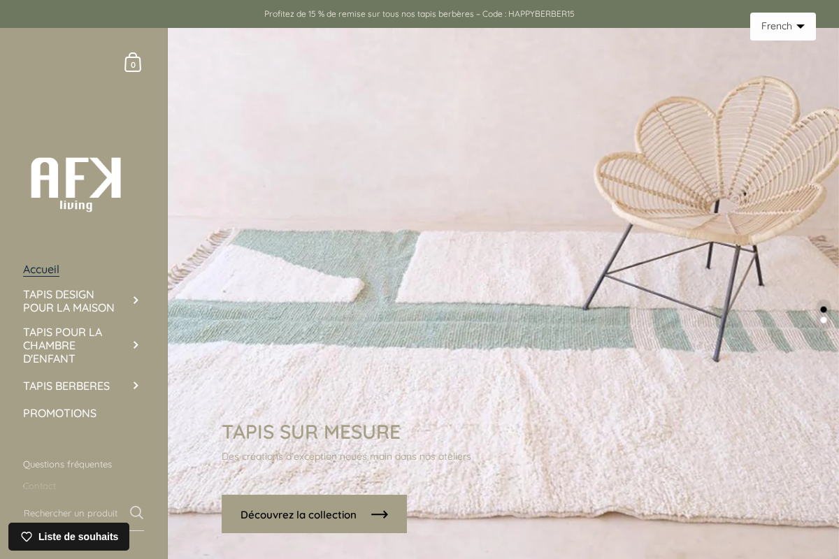 AFKliving homepage screenshot