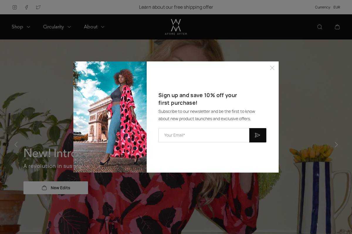 aforeafter.com homepage screenshot