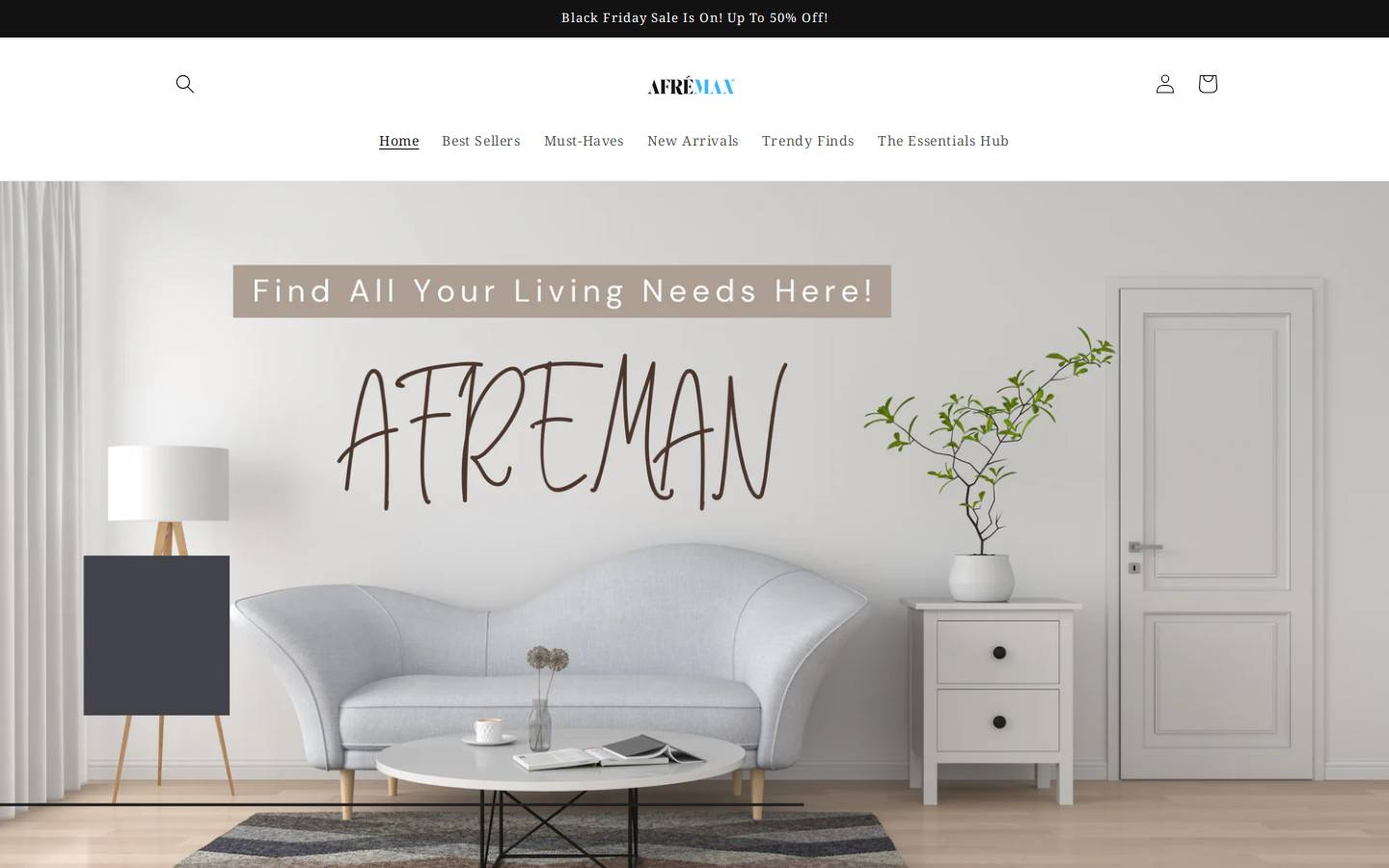 afreman.com homepage screenshot