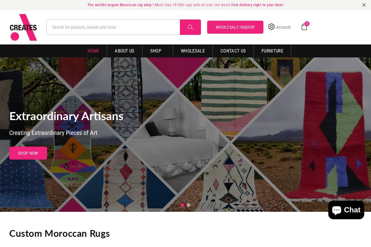 africancreates.com homepage screenshot