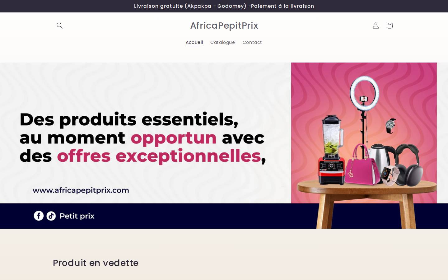 africapepitprix.com homepage screenshot