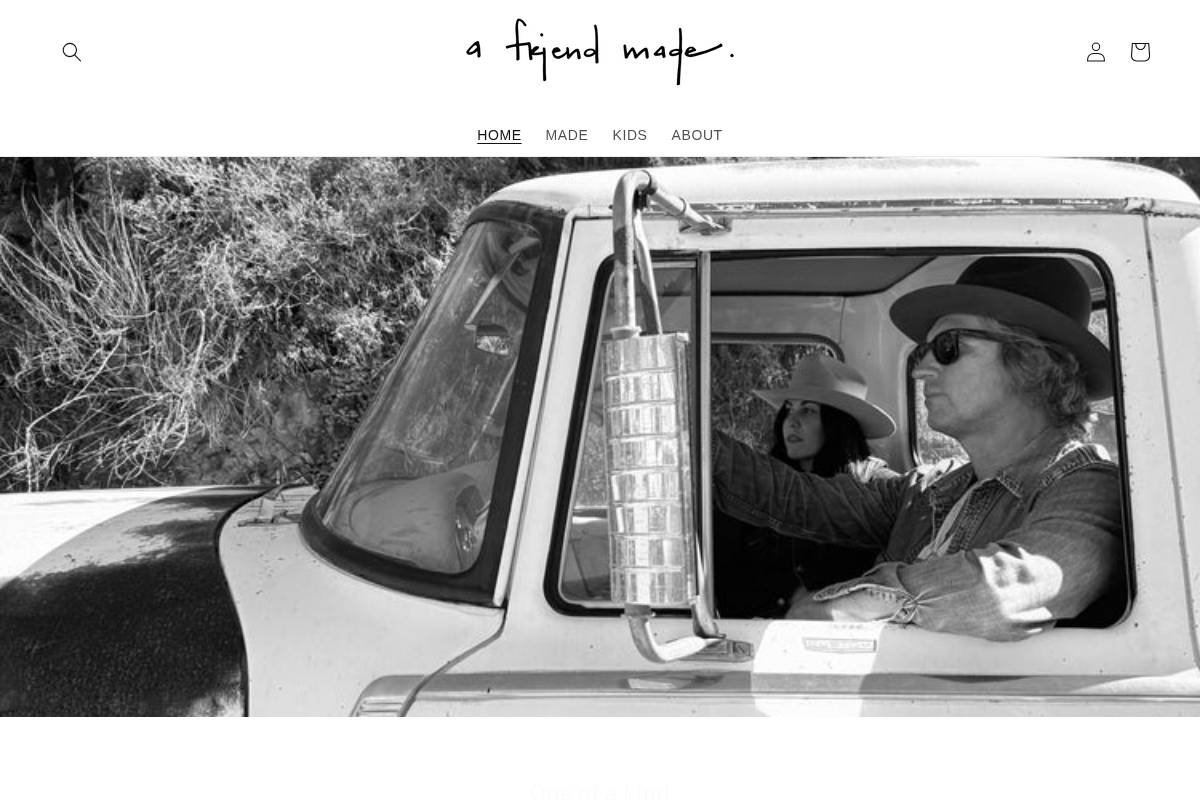 afriendmade.com homepage screenshot