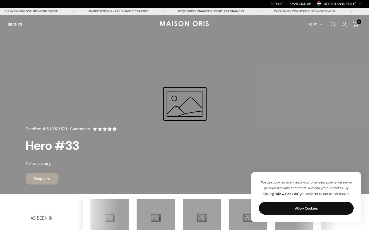 Afrokos homepage screenshot