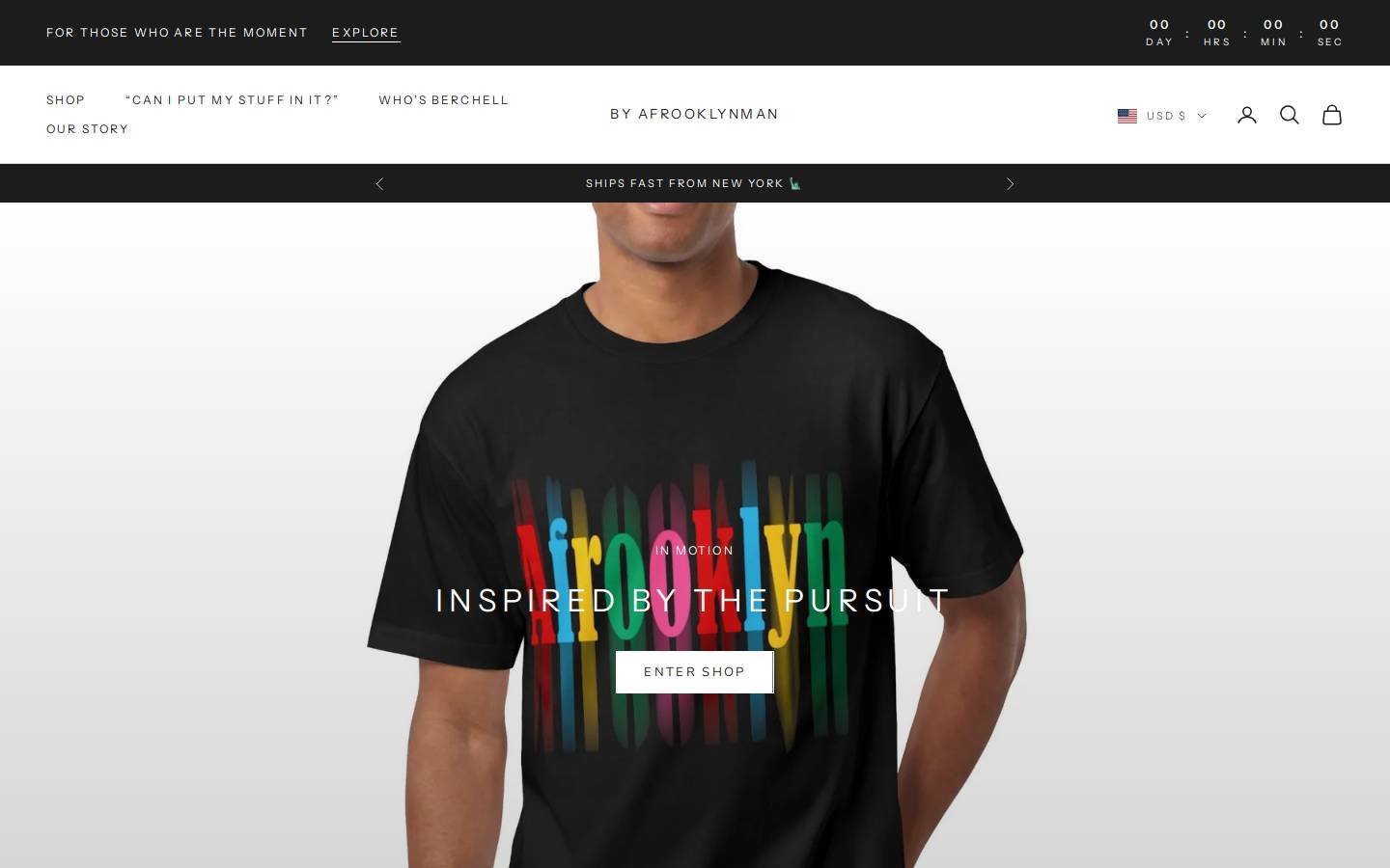afrooklyn.com homepage screenshot