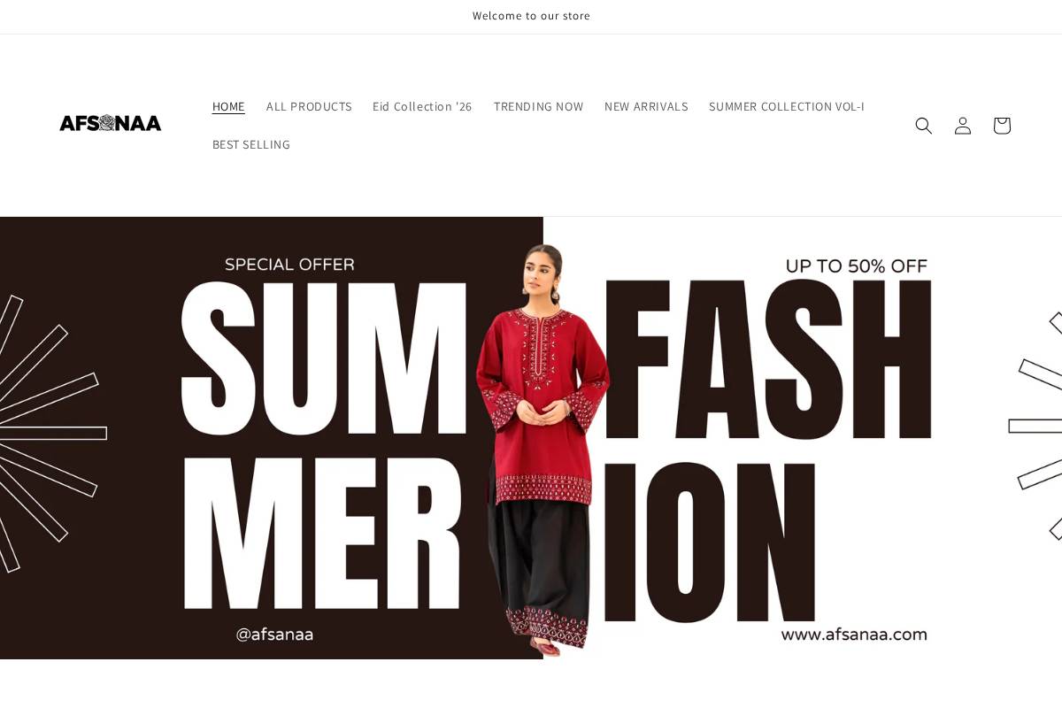afsanaa.com homepage screenshot