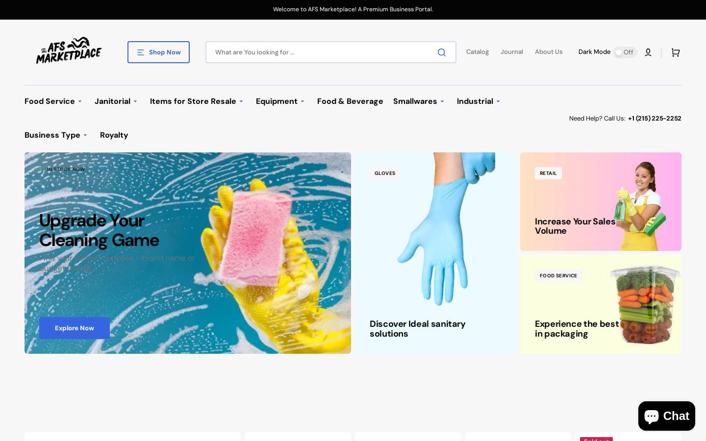 afsmarketplace.net homepage screenshot