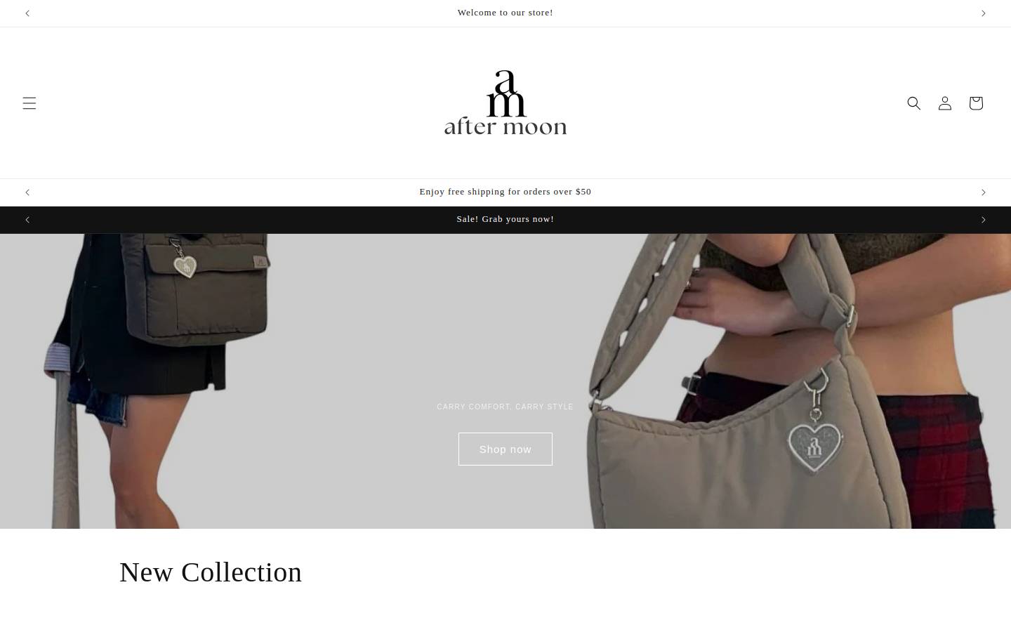 aftermoonco.com homepage screenshot