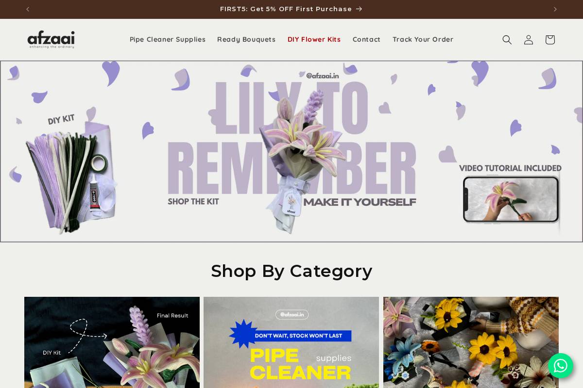 afzaai.in homepage screenshot