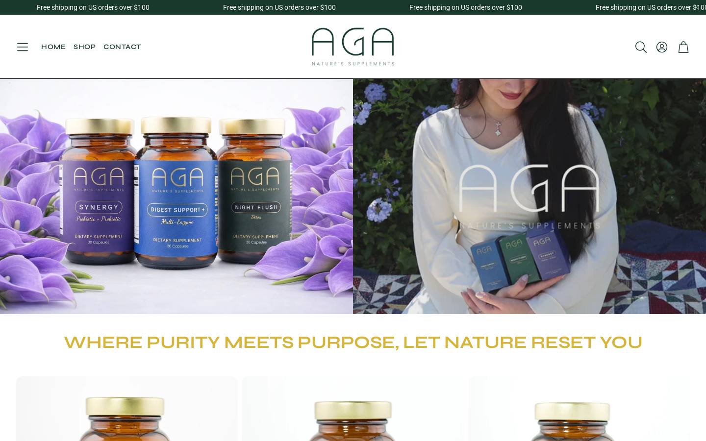 agansp.com homepage screenshot