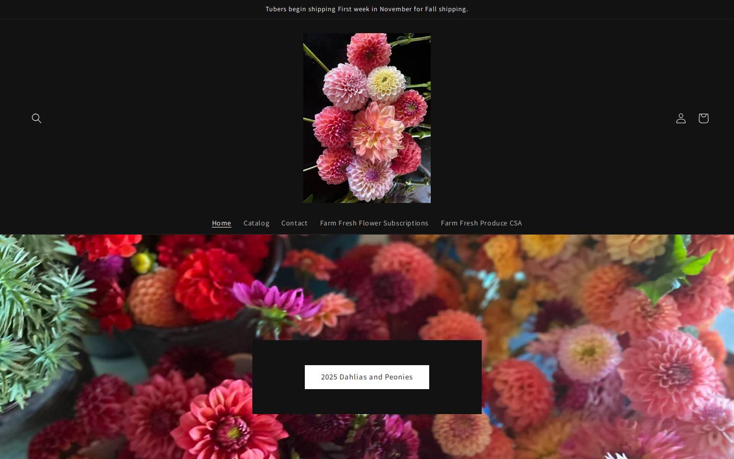 agapefarmandflower.com homepage screenshot