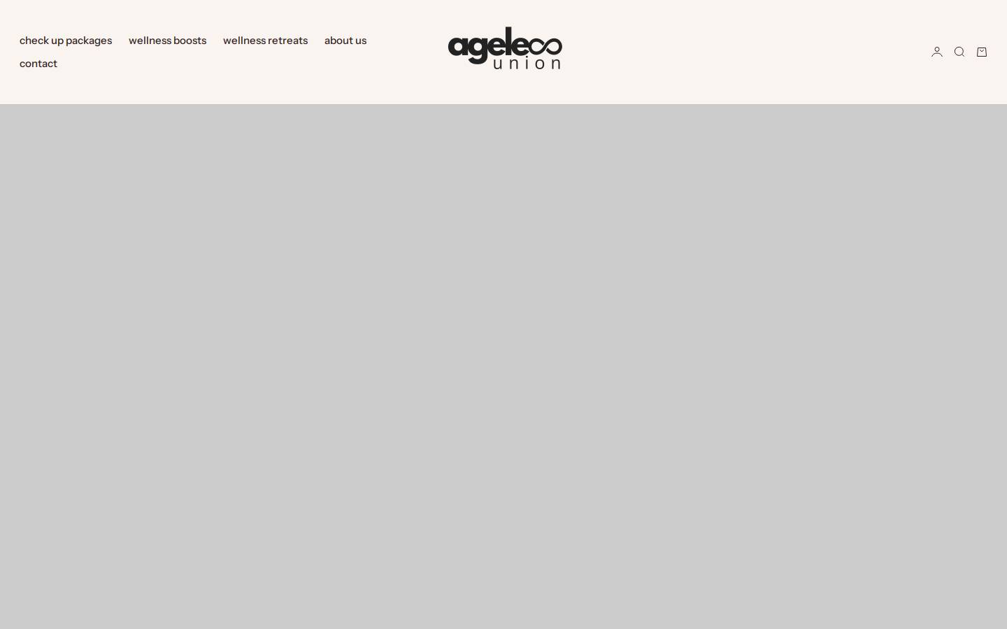 agelessunion.com homepage screenshot