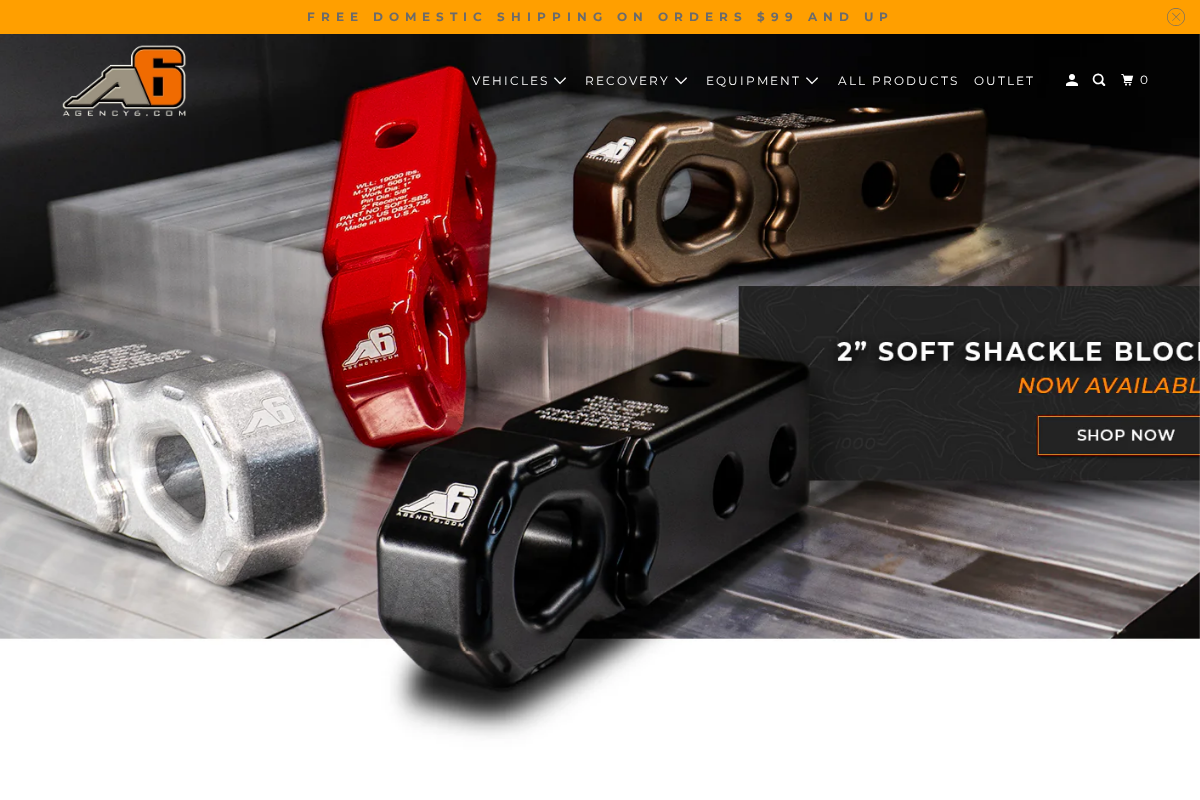 agency6.com homepage screenshot