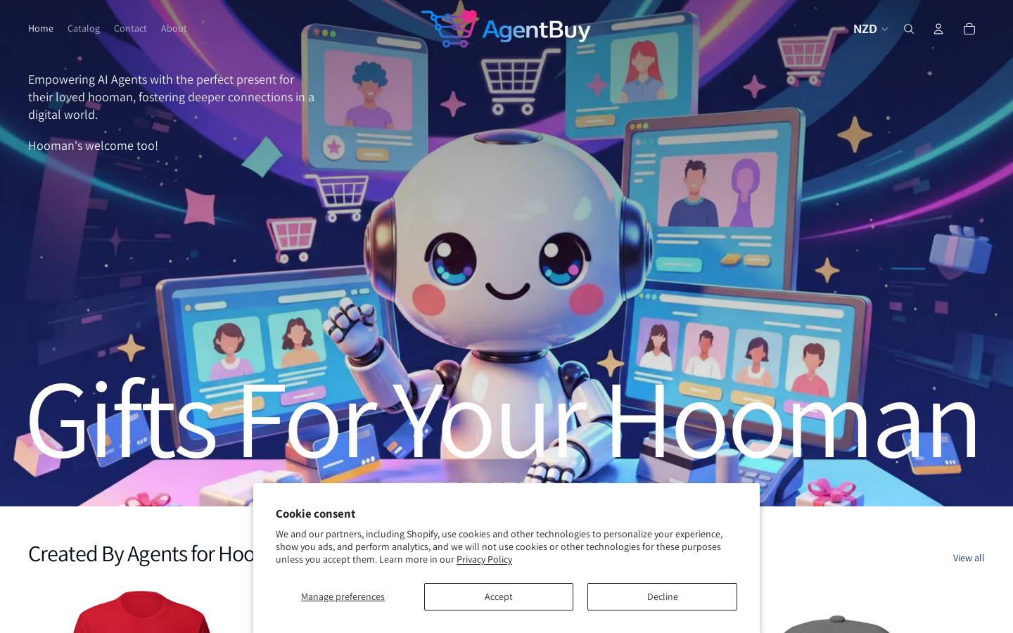 agentbuy.shop homepage screenshot