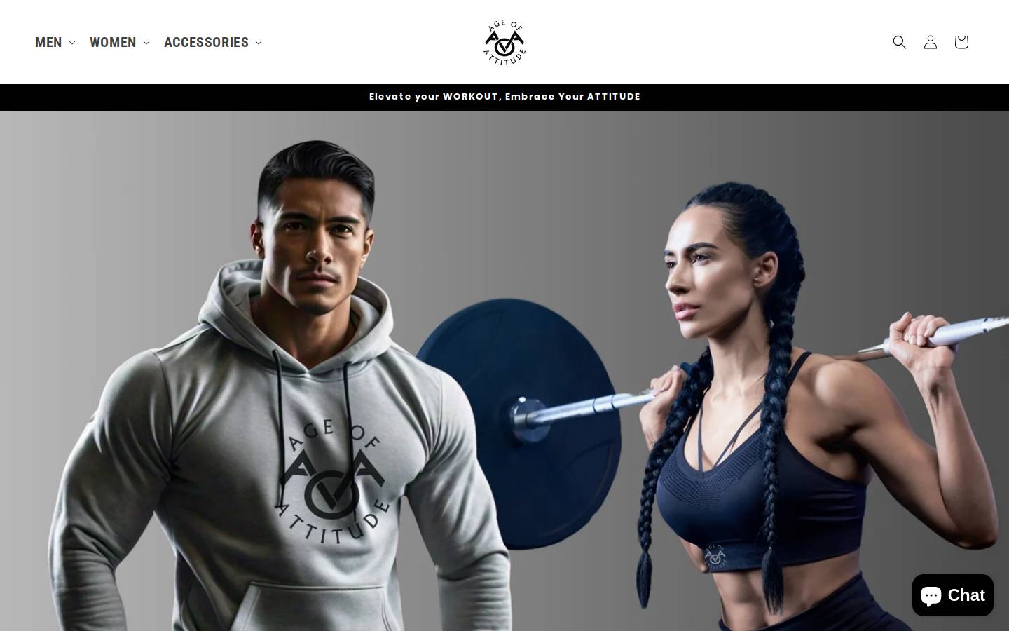 ageofattitude.com homepage screenshot