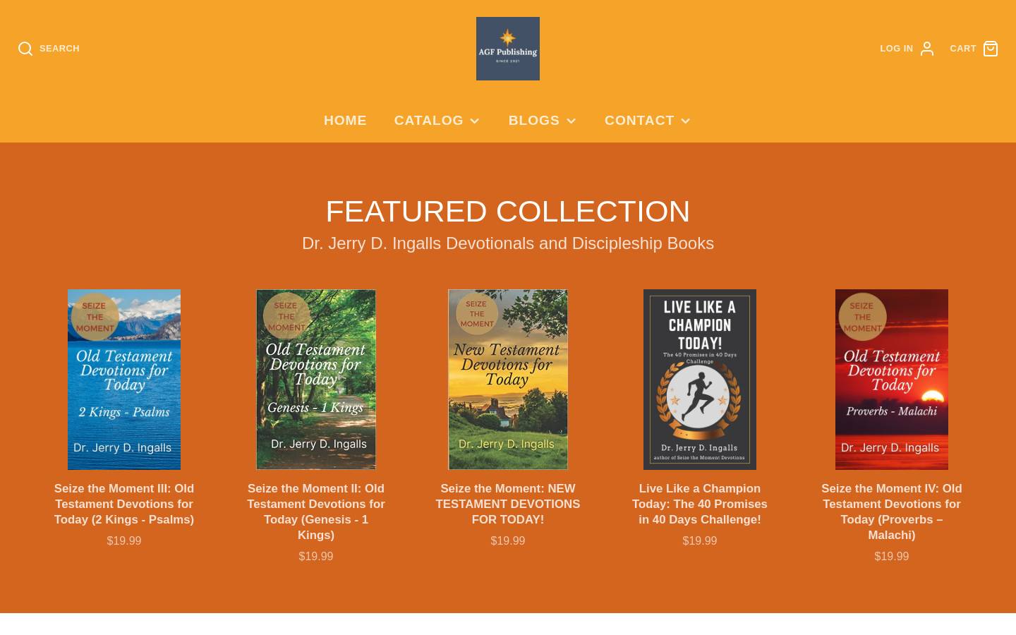 agfpublishingcompany.com homepage screenshot