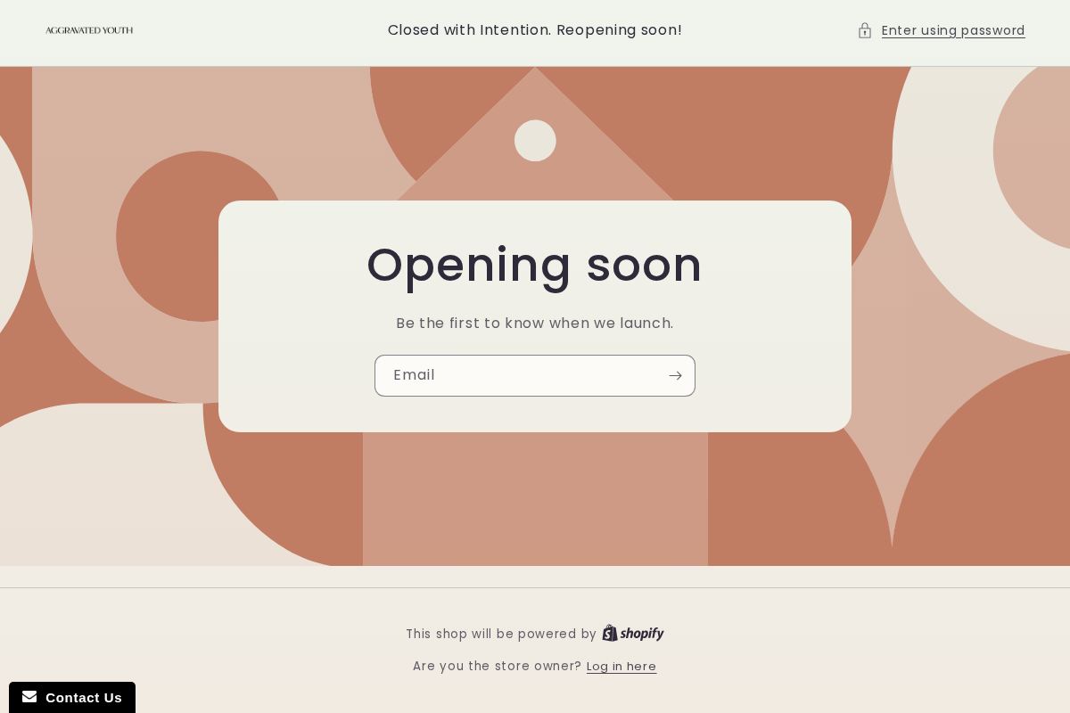 aggravatedyouth.com homepage screenshot