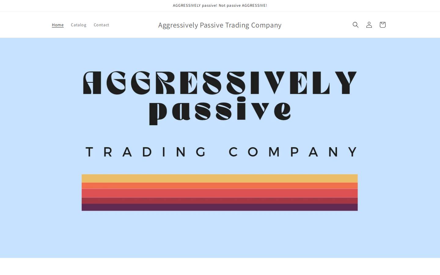 aggressivelypassivetradingco.com homepage screenshot