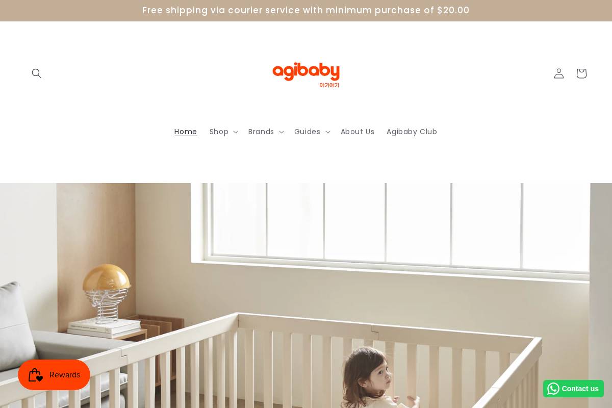 agibaby.com.sg homepage screenshot