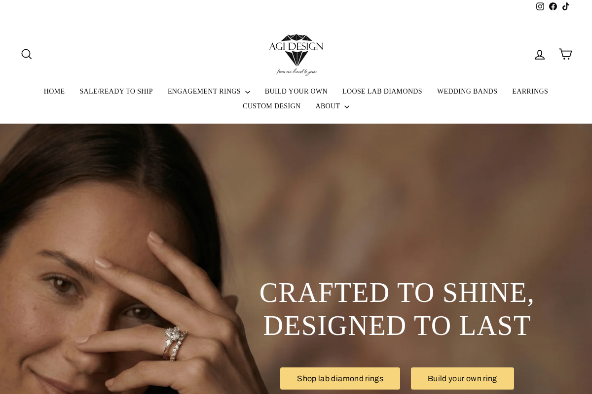 AGI Design homepage screenshot