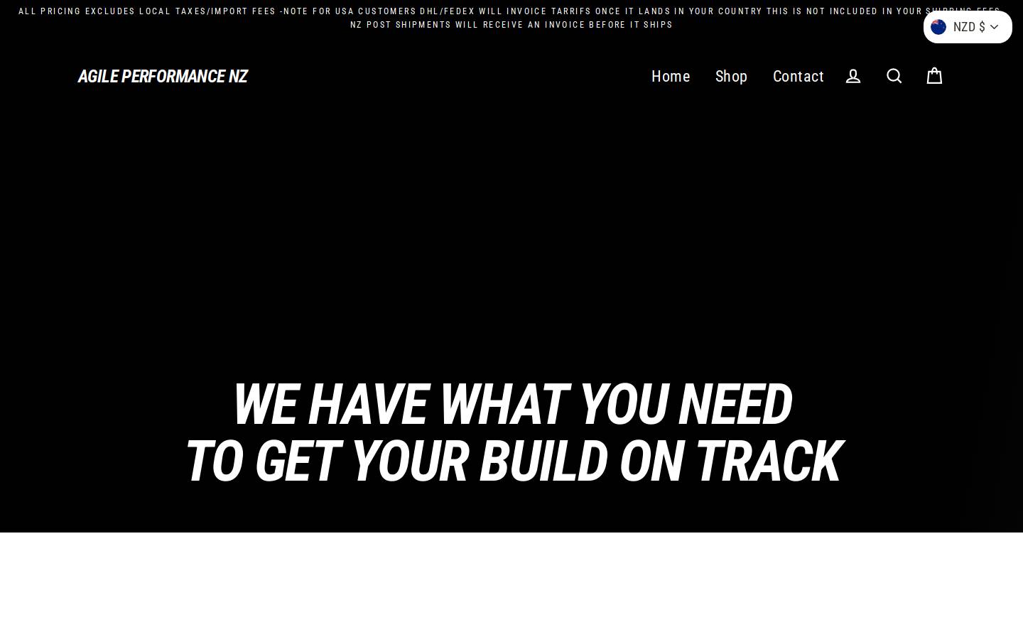 agileperformancenz.com homepage screenshot