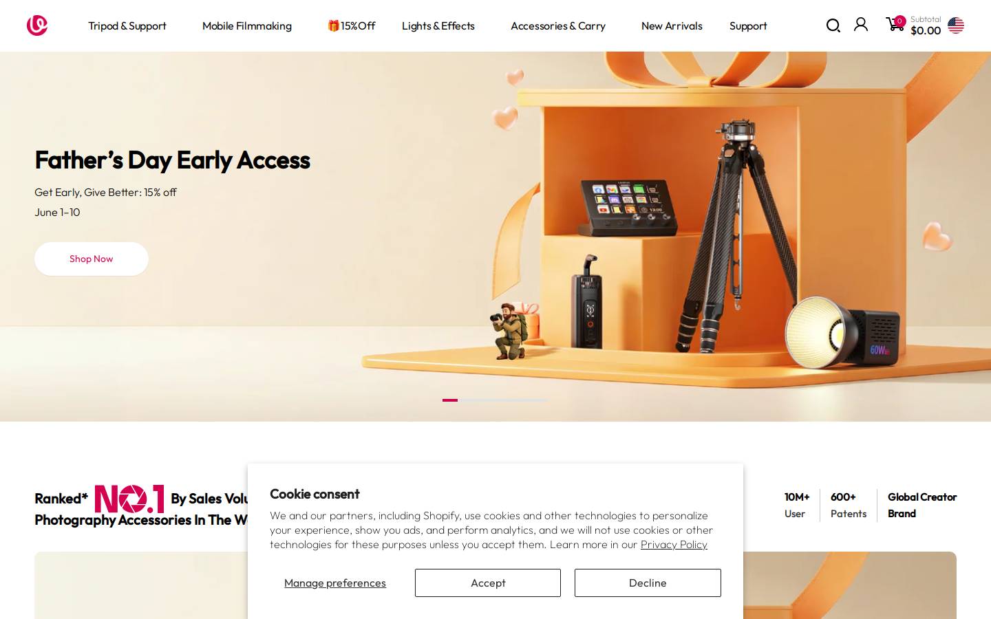 agimbalgear.com homepage screenshot