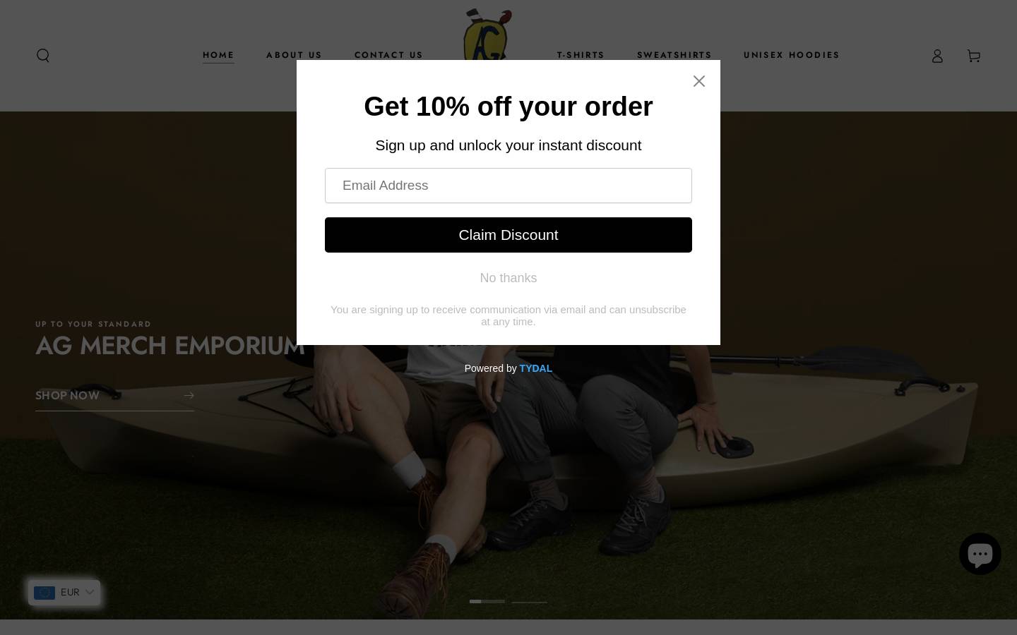 agmerchemporium.com homepage screenshot