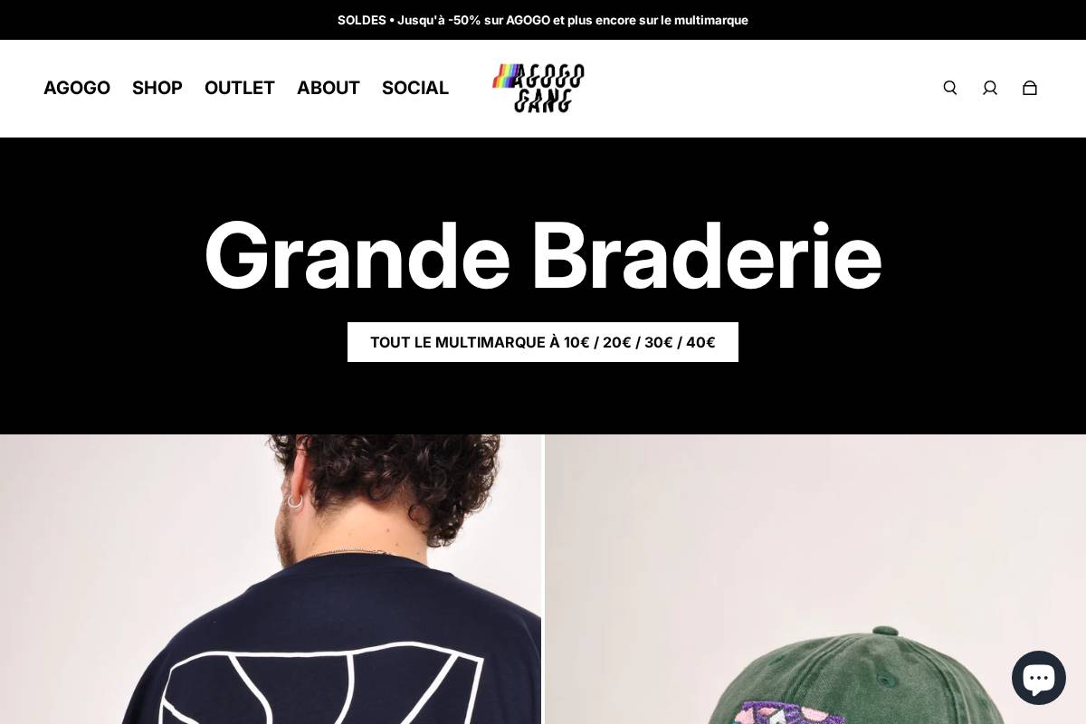 agogogang.fr homepage screenshot