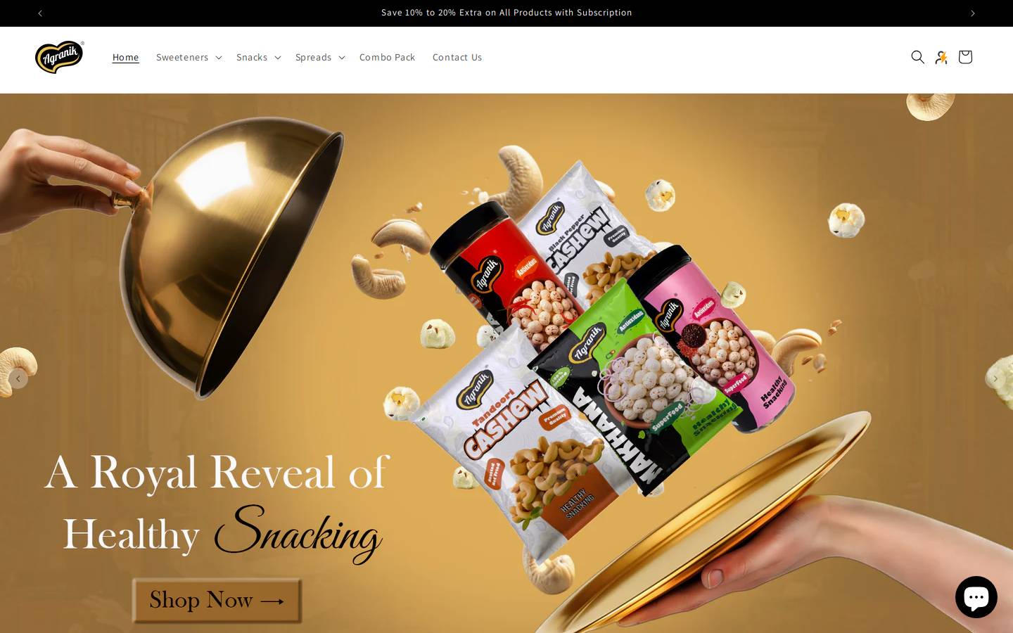 agranik.com homepage screenshot