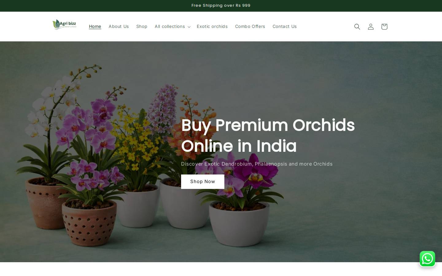 agribizz.in homepage screenshot
