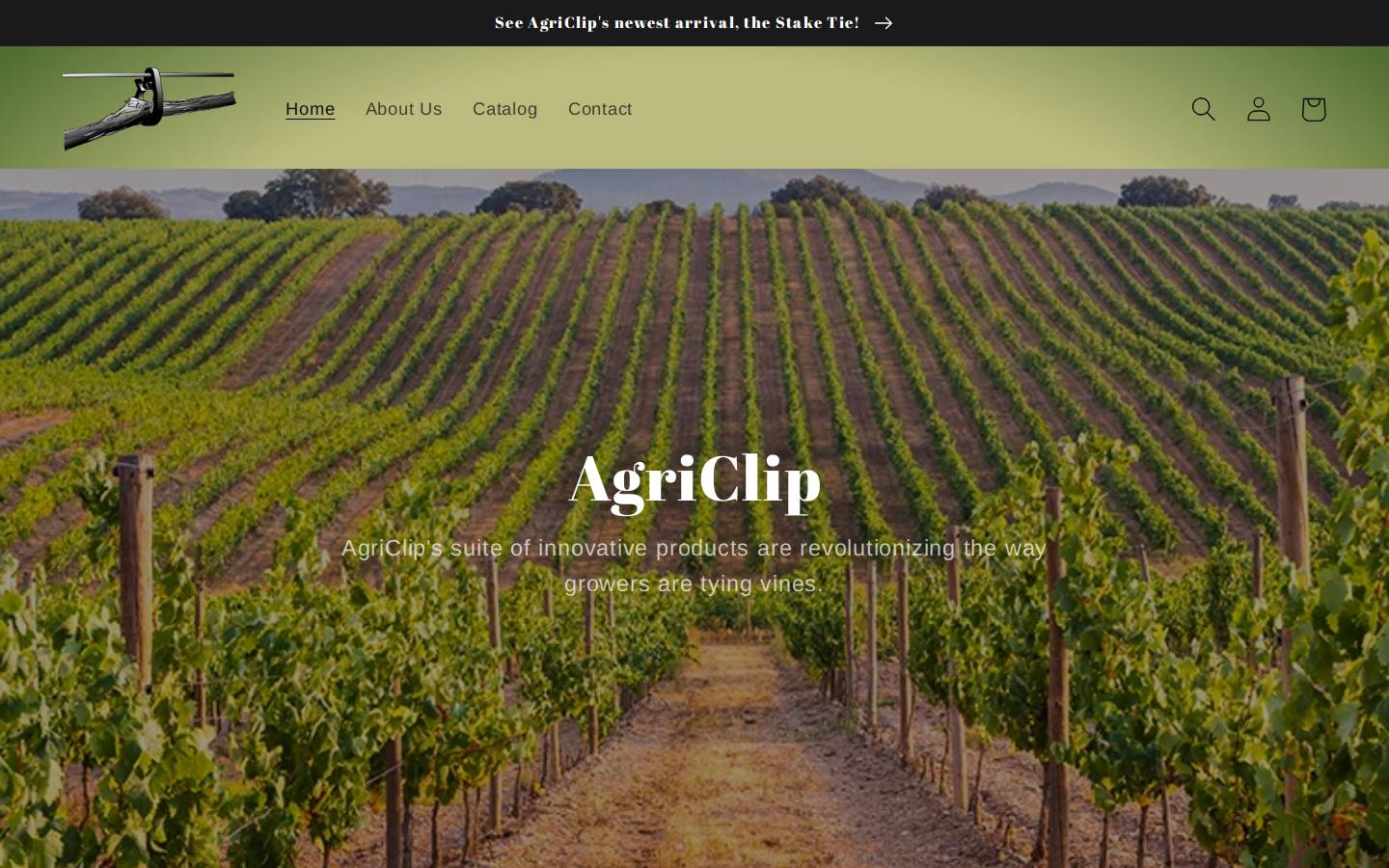agriclip.com homepage screenshot