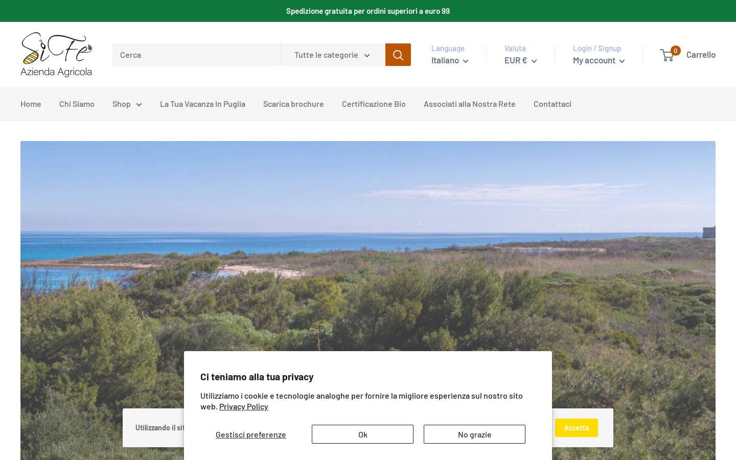 agricolasife.com homepage screenshot