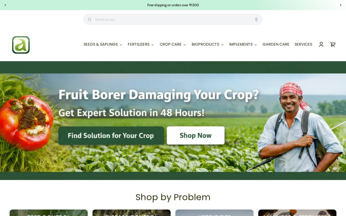 agriplexindia.com homepage screenshot