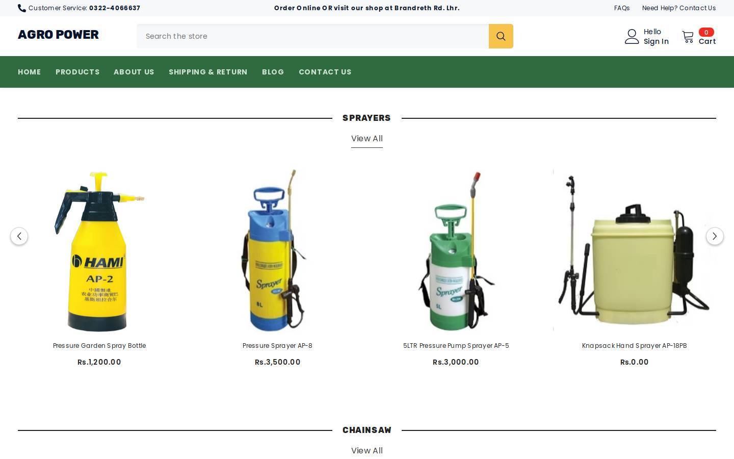 agropower.pk homepage screenshot