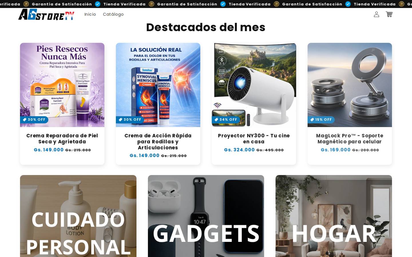 agstorepy.com homepage screenshot