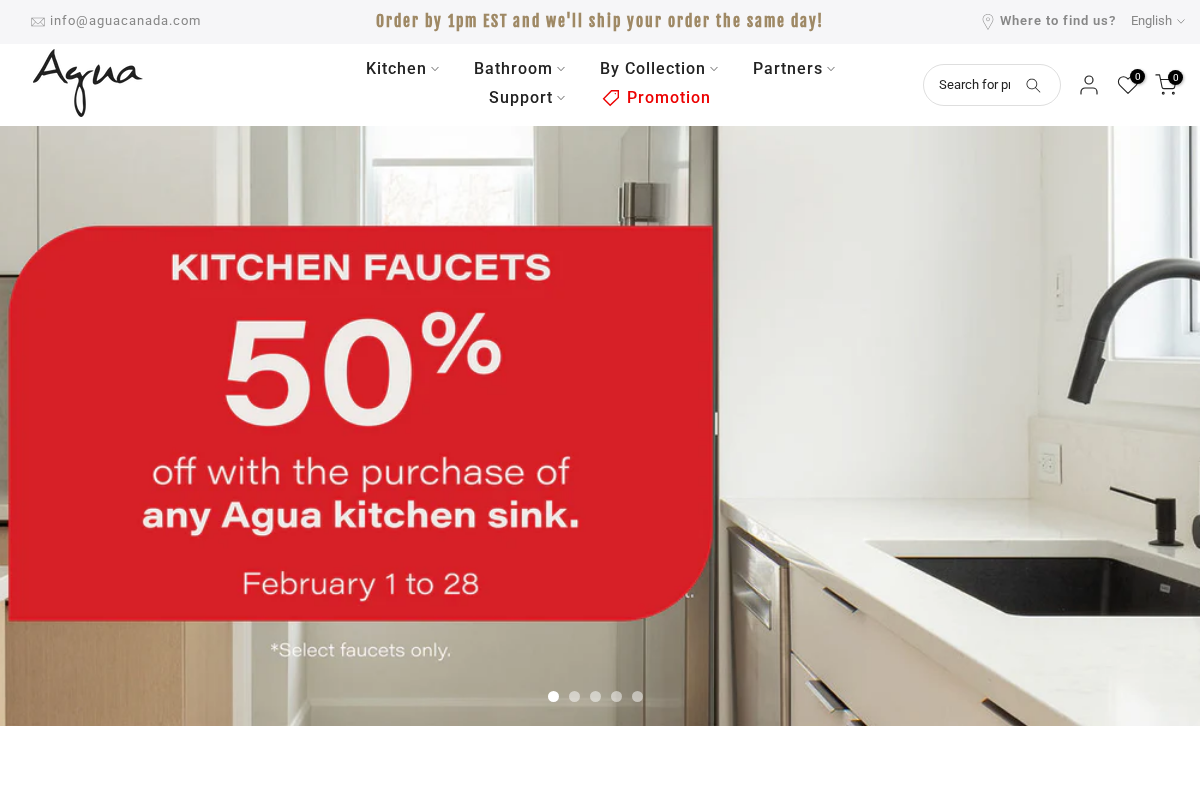 aguacanada.ca homepage screenshot