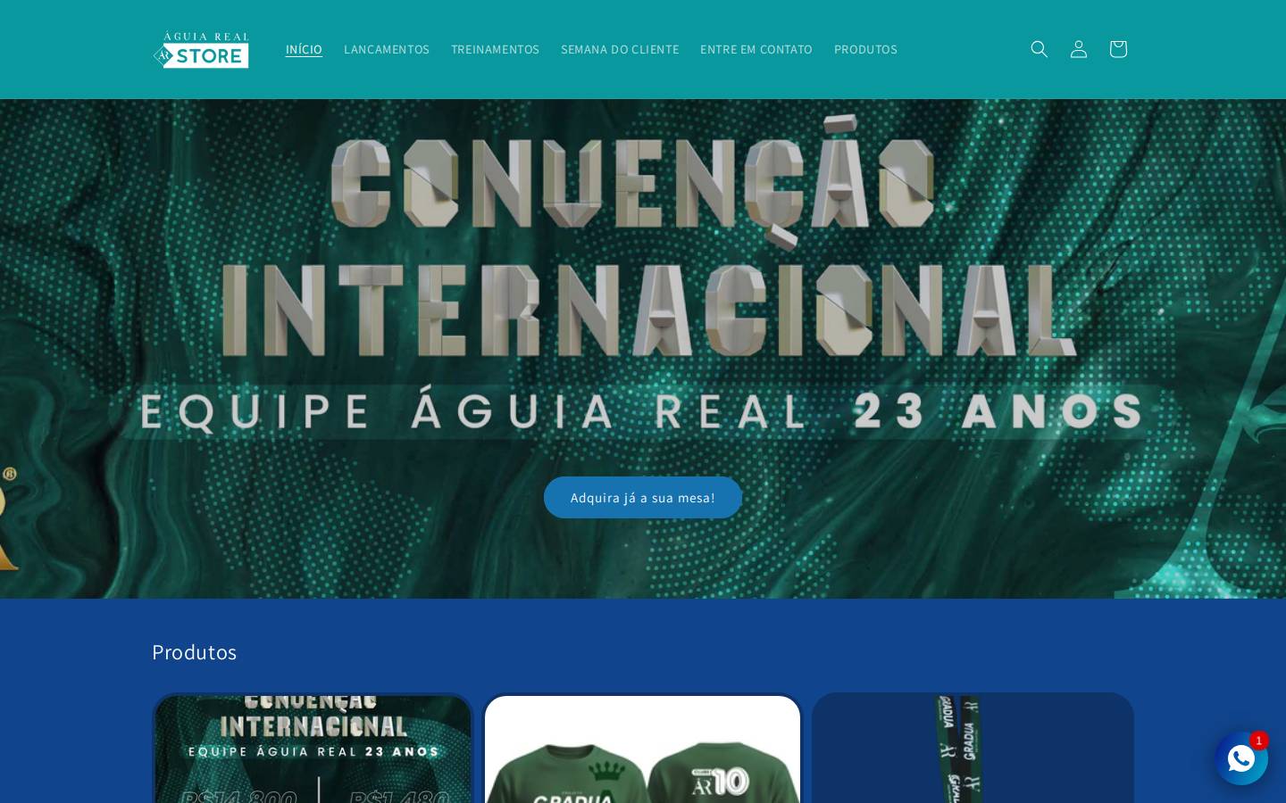aguiarealstore.com.br homepage screenshot