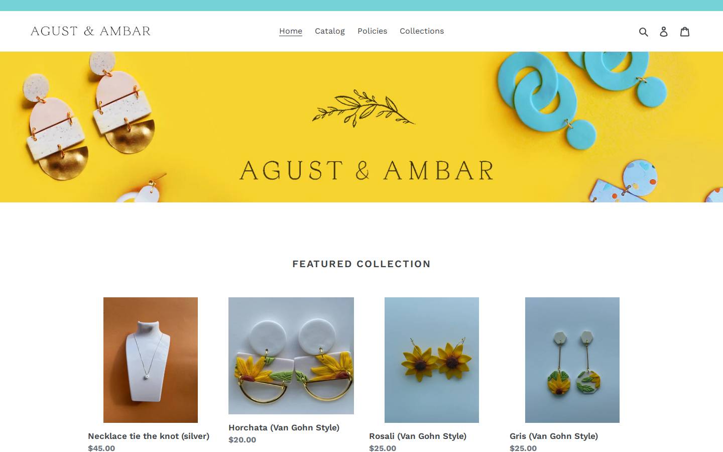 agustandambar.com homepage screenshot
