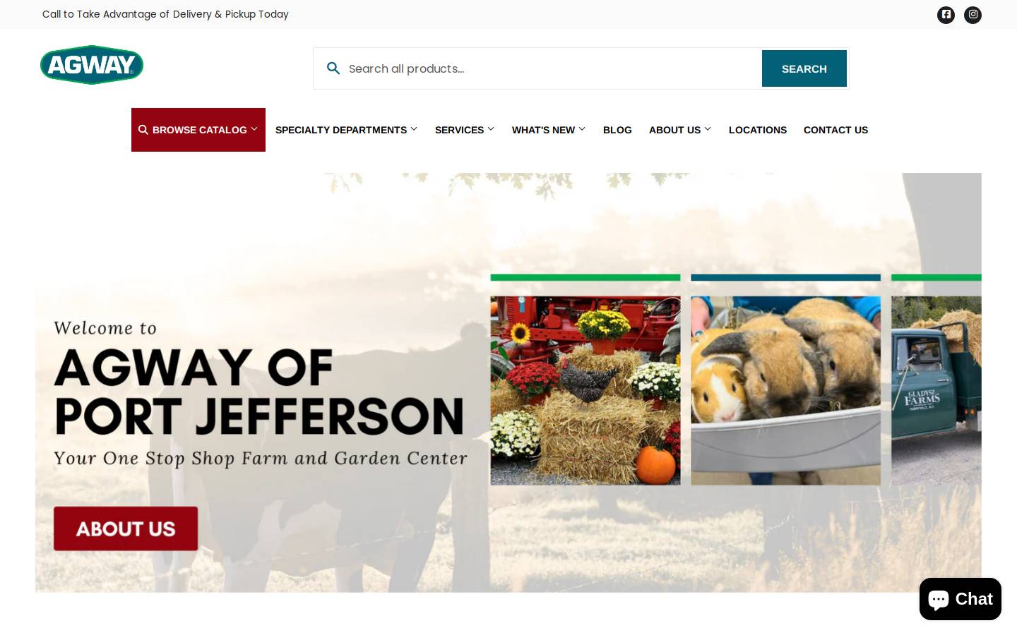 agwayofportjefferson.com homepage screenshot